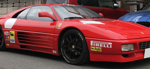 自動車　Ferrari348　スーパーカー