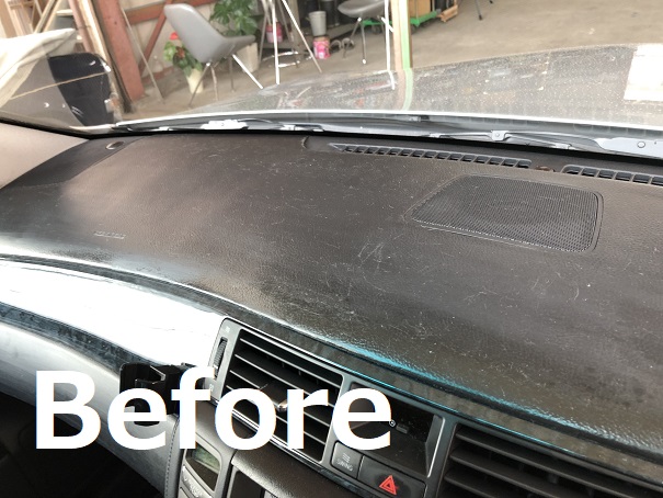 クラウン ゼロクラウン ダッシュボードひび割れべた付きリペア 千葉 茨城 車内装修理 補修千葉ベイファクトリー