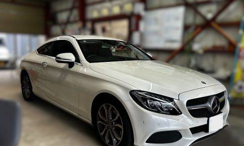 ベンツ天井張り替え